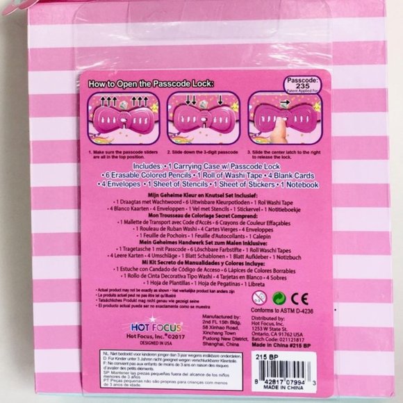 COPY - Kids Coloring Set --Travel Toys On The Go for girls. Erasable Colored Pe… - Picture 8 of 8